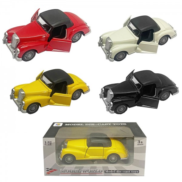 ΚΛΑΣΙΚΗ MERCEDES DIE CAST PULL BACK 1:32 16x7x6cm ToyMarkt 902301 Pull  Back