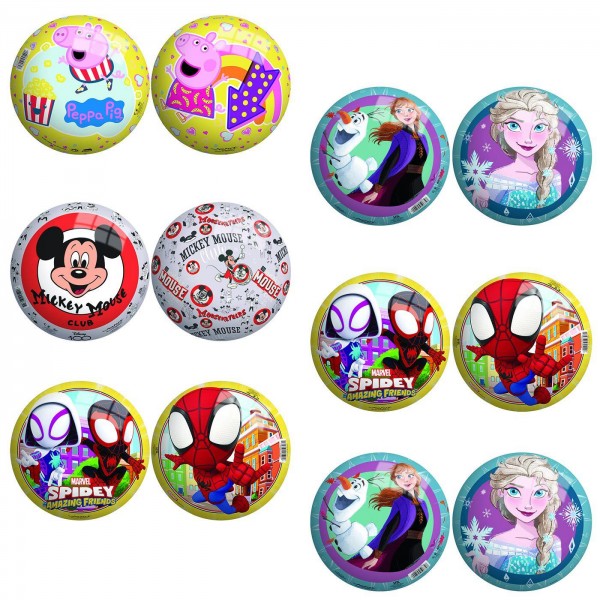 ΜΠΑΛΑ 23cm PEPPA - SPIDEY & FRIENDS - MINNIE John Hellas 50518 - 50307 - 50283 Αερόμπαλες