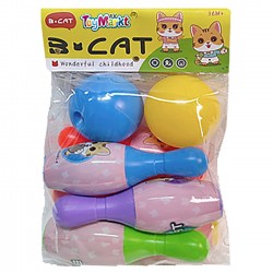 ΜΠΟΟΥΛΙΝΓΚ 8ΤΕΜ ΣΕ ΣΑΚΟΥΛΑΚΙ 15x22x8cm ToyMarkt 913394 Μπόουλινγκ