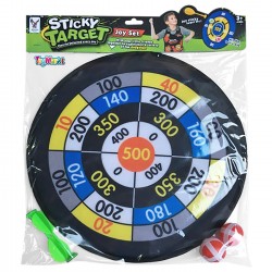 ΣΤΟΧΟΣ 36cm ΜΕ ΜΠΑΛΕΣ & ΒΕΛΗ ΣΕ ΣΑΚΟΥΛΑ 37x45x4cm ToyMarkt 913407 Στόχοι (Βελάκια)