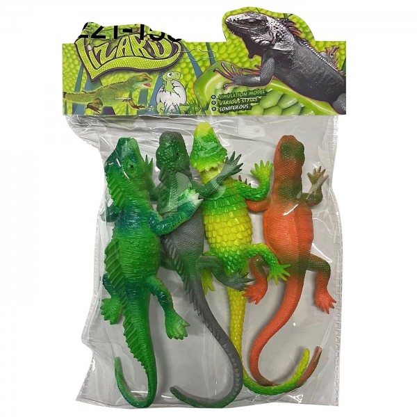 ΣΕΤ 4 ΕΡΠΕΤΑ ΣΕ ΣΑΚΟΥΛΑΚΙ 20x32x4cm ToyMarkt 913455 Ζωάκια