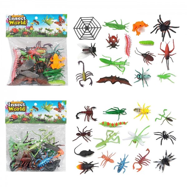 Σετ 15 έντομα 17x20cm ToyMarkt 913541 Ζωάκια