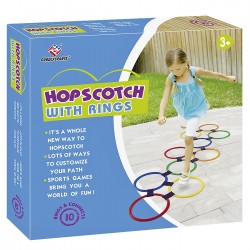 Παιχνίδι κουτσό με κρίκους 28x28x5cm ToyMarkt 913562 Αθλητικά Παιχνίδια
