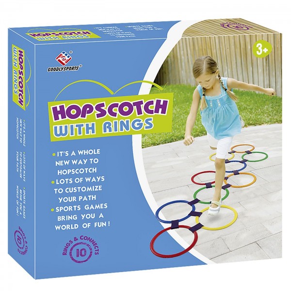 Παιχνίδι κουτσό με κρίκους 28x28x5cm ToyMarkt 913562 Αθλητικά Παιχνίδια