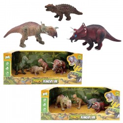 Δεινόσαυροι σε ανοιχτό κουτί 25x9x10cm ToyMarkt 913563 Ζωάκια