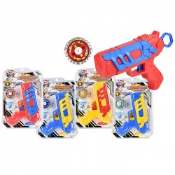 Σβούρα με Πιστόλι-Εκτοξευτήρα σε Καρτέλα 16x24x5cm ToyMarkt 913607 Σβούρες
