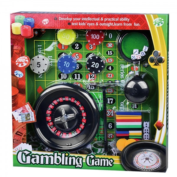 Σετ Ρουλέτα Κουτί Τετράγωνο Κουτί 33x33x5cm ToyMarkt 913636 Τυχερά Παιχνίδια