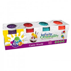 Μπουκαλάκια Πηλός 4 Χρώματα 22x7x5cm ToyMarkt 913651 Δημιουργικά & Εκπαιδευτικά Σετ