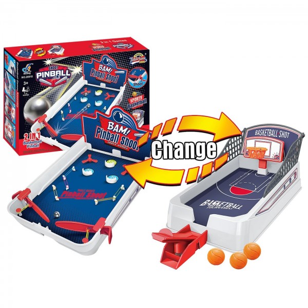 Μπασκετάκι - Φλιπεράκι 2 σε 1 31x21x6cm ToyMarkt 913652 Νέα Παραλαβή