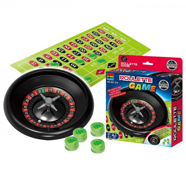Σετ Ρουλέτα Κουτί Μίνι 22x18x4cm ToyMarkt 913657 Τυχερά Παιχνίδια