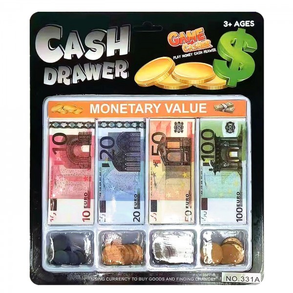 Συρτάρι Ταμειακής Μηχανής με Euro 24x28cm ToyMarkt 913663 Μικροπαιχνιδάκια - Τυχερές Σακούλες