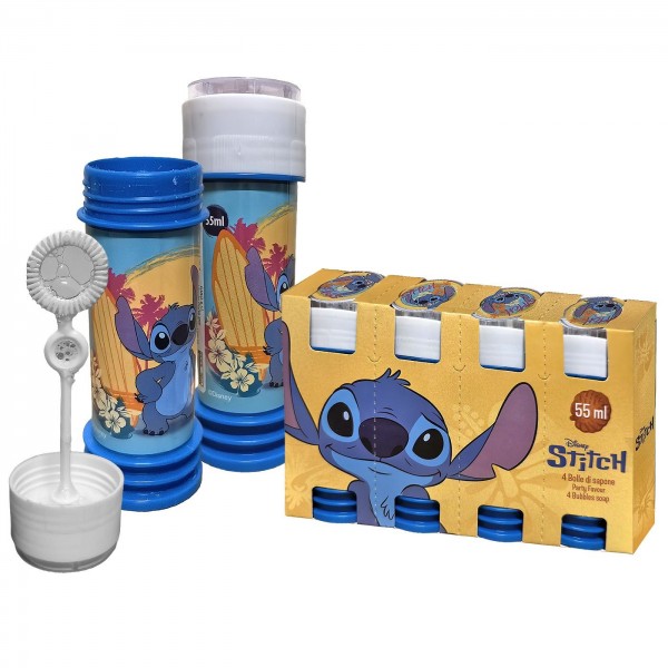 Σαπουνόφουσκες Stitch σετ 4 τεμ 55ml Stitch Σαπουνόφουσκες