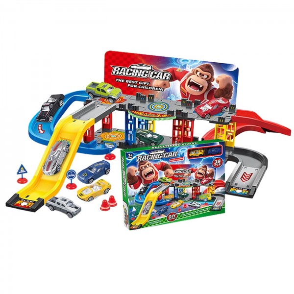 Σετ Πάρκινγκ 38τεμ 41x33x6cm ToyMarkt 913690 Parking