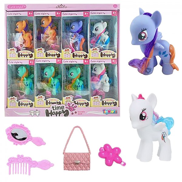 ΑΛΟΓΑΚΙ 11cm HAPPY 10x18x5cm ToyMarkt 922089 Μοντέλα