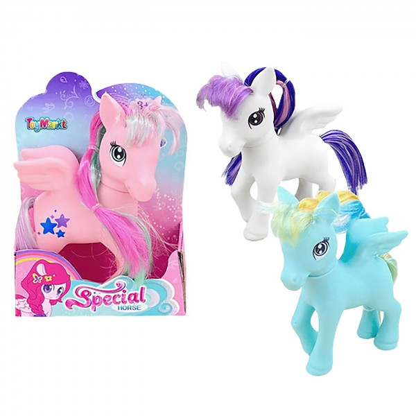 ΑΛΟΓΑΚΙ ΜΕ ΦΤΕΡΑ SPECIAL HORSE 12x16x5cm ToyMarkt 922091 Μοντέλα