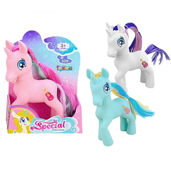 ΜΟΝΟΚΕΡΩΣ ΜΕ ΜΑΚΡΙΑ ΧΑΙΤΗ SPECIAL UNICORN 12x16x5cm ToyMarkt 922092 Μοντέλα