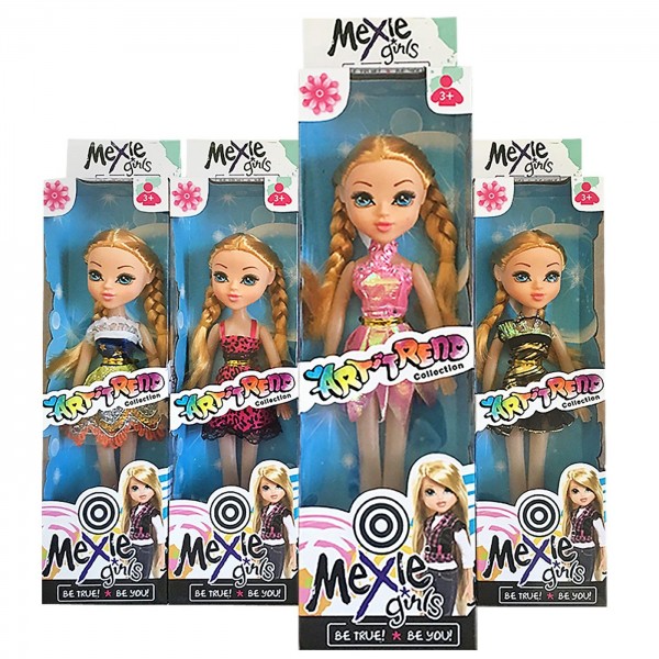 Κούκλα ArtTrend Πλεξούδες 32x8,5cm ToyMarkt 922123 Μοντέλα