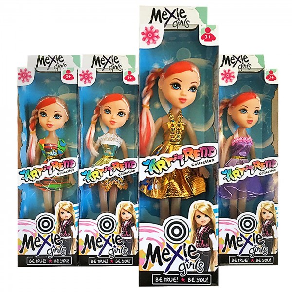 Κούκλα ArtTrend Πλεξούδα Κόκκινη 32x8,5cm ToyMarkt 922124 Μοντέλα