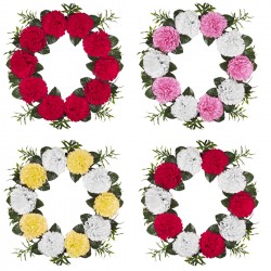 ΣΤΕΦΑΝΙ 8 ΟΡΤΑΝΣΙΕΣ 35cm Bunny's 931572 Στεφάνια