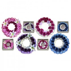 ΣΤΕΦΑΝΙ ΤΡΙΑΝΤΑΦΥΛΛΑ 43cm ΚΟΥΤΙ Bunny's 93205 Στεφάνια