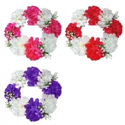 ΣΤΕΦΑΝΙ 8 ΛΟΥΛΟΥΔΙΑ 30cm Bunny's 932067 Στεφάνια