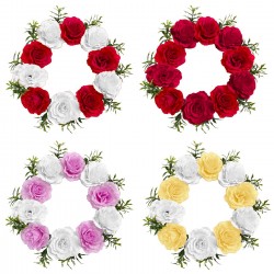 ΣΤΕΦΑΝΙ 10 ΟΡΤΑΝΣΙΕΣ 40cm Bunny's 93994 Στεφάνια