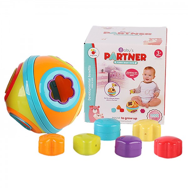 Μπεμπέ Εκπαιδευτική Μπάλα 14,3x14x14cm ToyMarkt 941145 Βρεφικά Παιχνίδια