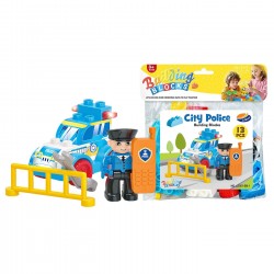 Τουβλάκια Αστυνομία 13 τεμ 21x23cm ToyMarkt 95455 Τουβλάκια