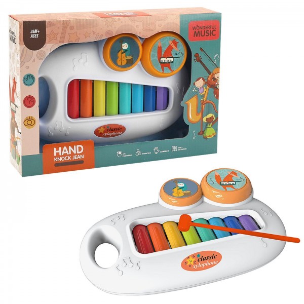 Ξυλόφωνο hand knock 28x20x6cm ToyMarkt 96182 Μουσικά Όργανα