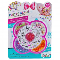 ΚΑΡΤΕΛΑ ΧΑΝΤΡΕΣ PRETTY BEADS 21x28cm ToyMarkt 971194 Beauty Σετ