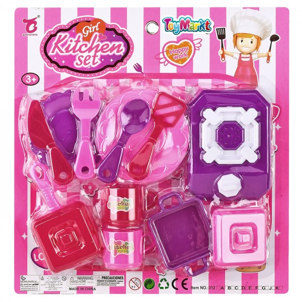 ΚΟΥΖΙΝΙΚΑ ΣΕ ΚΑΡΤΕΛΑ 29x30x4cm ToyMarkt 971200 Κουζινικά