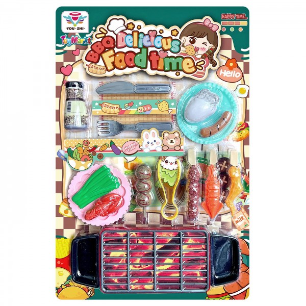 BBQ  FOOD DELICIOUS BLISTER CARD 28x43cm ToyMarkt 971276 Κουζινικά