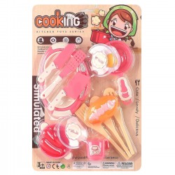 Καρτέλα cooking μαχαίρια κουτάλες 26x38cm ToyMarkt 971283 Κουζινικά