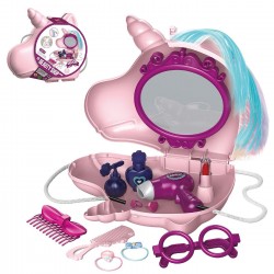 Τσαντάκι ομορφιάς μονόκερως 24x21x7cm ToyMarkt 971292 Beauty Σετ