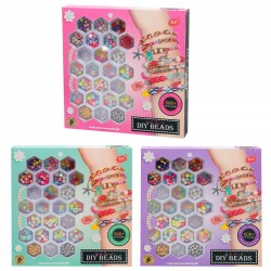 Σετ χάντρες τετράγωνο κουτί 22x22x3cm ToyMarkt 971301 Beauty Σετ