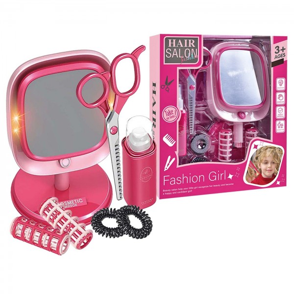 Σετ Ομορφιάς Ψαλίδι Καθρέφτης Μπαταρίας 22x26x6cm ToyMarkt 971342 Σετάκια Ομορφιάς