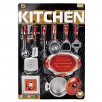 Κουζινικα νέο σετ σε Καρτέλα 29x43x7cm ToyMarkt 971344 Κουζινικά