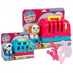 Σκυλάκι my pet & Τσάντα Ταξιδίου 24x19x11cm ToyMarkt 971345 Λούτρινα