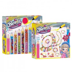Σετ Χάντρες σε Θήκες-Μολύβια 23x27x3cm ToyMarkt 971347 Σετάκια Ομορφιάς