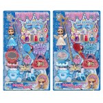 Σετ Πριγκήπισσας & Άμαξα σε Καρτέλα Μεγάλη 33x56cm ToyMarkt 971352 Σετάκια Ομορφιάς