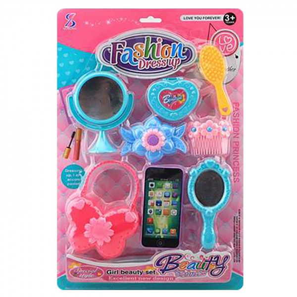 Σετ Ομορφιάς 8τεμ σε Καρτέλα 44x28,5cm ToyMarkt 971355 Σετάκια Ομορφιάς