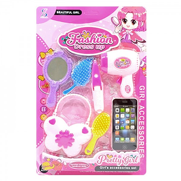 Σετ Ομορφιάς 7τεμ σε Καρτέλα 41,5x26cm ToyMarkt 971356 Σετάκια Ομορφιάς