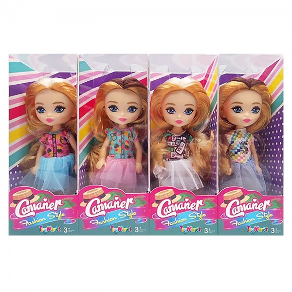 ΚΟΥΚΛΑ 15cm FASHION STYLE CAMANER 6,5x17x5cm ToyMarkt 98239 Κούκλες Μωρά