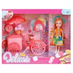 ΚΟΥΚΛΑ ΚΑΙ ΠΟΔΗΛΑΤΟ ΜΕ ΓΛΥΚΑ 25x20cm ToyMarkt 98241 Κούκλες Μωρά