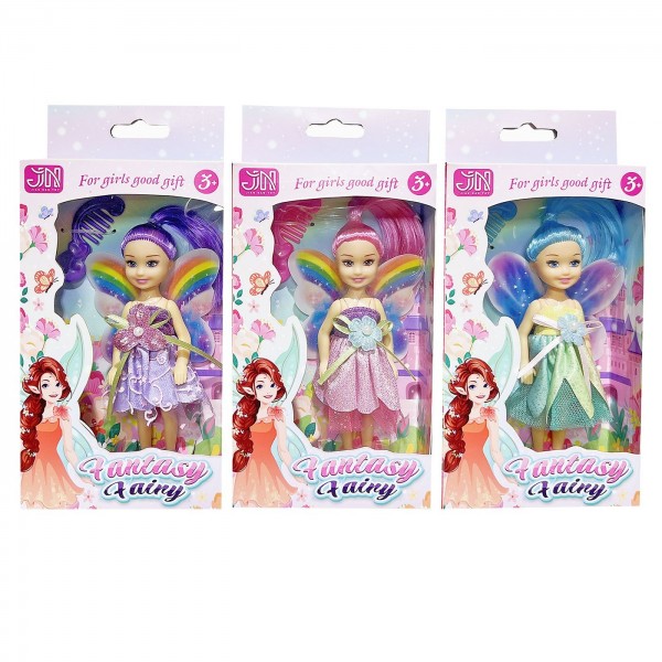 Κούκλα 5" Πεταλούδα Fantasy Fairy 10x21x3cm ToyMarkt 98261 Κούκλες Μωρά