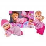 Κούκλα 20cm Μπαταρίας Μπουσουλάει 24x16x10cm ToyMarkt 98263 Κούκλες Μωρά