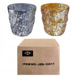 ΠΟΤΗΡΙΑ ΚΟΝΤΑ ΣΜΙΛΕΜΕΝΑ ΧΡΩΜΑΤΙΣΤΑ ΣΕΤ=6ΤΕΜ 9x9cm, 330ml Homie 1002131 Γυάλινα Ποτήρια - Φιάλες