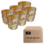 ΠΟΤΗΡΙΑ ΚΟΝΤΑ ΣΜΙΛΕΜΕΝΑ ΧΡΩΜΑΤΙΣΤΑ ΣΕΤ=6ΤΕΜ 9x9cm, 330ml Homie 1002131 Γυάλινα Ποτήρια - Φιάλες