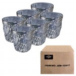 ΠΟΤΗΡΙΑ ΚΟΝΤΑ ΣΜΙΛΕΜΕΝΑ ΧΡΩΜΑΤΙΣΤΑ ΣΕΤ=6ΤΕΜ 9x9cm, 330ml Homie 1002131 Γυάλινα Ποτήρια - Φιάλες