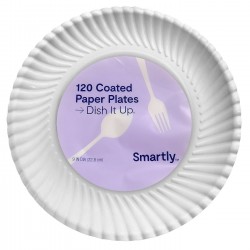 Πιάτα Χάρτινα 23cm πακ=120τεμ. ø23cm Homie 1002179 Ποτήρια - Πιάτα